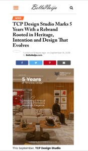 TCP Design Studio Marks 5 Years With a Rebrand Rooted in Heritage, Intention and Design That Evolv